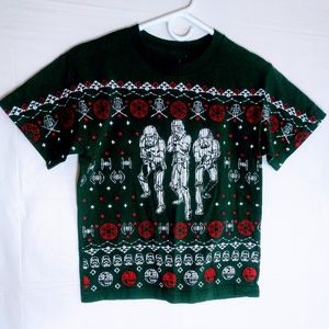 Disney Star Wars Storm Trooper Green T-Shirt  Med